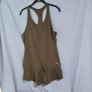 Nike Dri Fit Apron Sports Tank Top Tie Waist Women M Lightweight Running